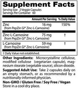 PepZinGI® | Complesso di zinco e carnosina - 120 capsule
