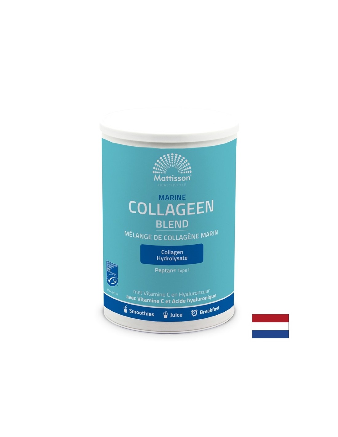 Pelle giovane - articolazioni sane - Collagene marino Peptan® tipo I (collagene idrolizzato con vitamina C e acido ialuronico), polvere, 300 g