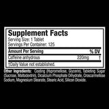 Caffeina Platino 220 mg - 125 Compresse