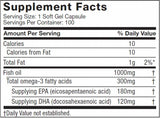 Olio di pesce Platinum Omega - 100 capsule di gel