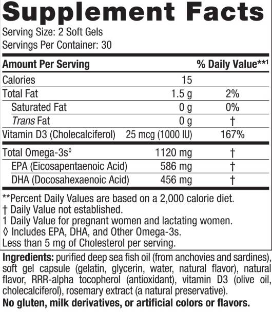 Omega-3 postnatale - 60 capsule molli