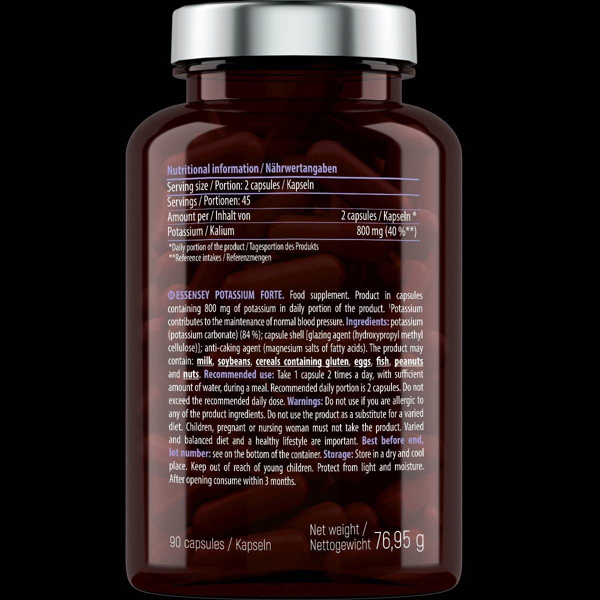 Potassio Forte 400 mg - 90 capsule