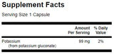Gluconato di potassio 99 mg 250 capsule
