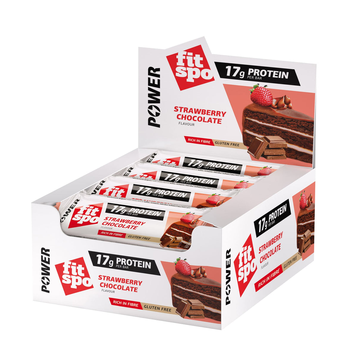 Barretta energetica alla fragola & Cioccolato – 12 x 55 g