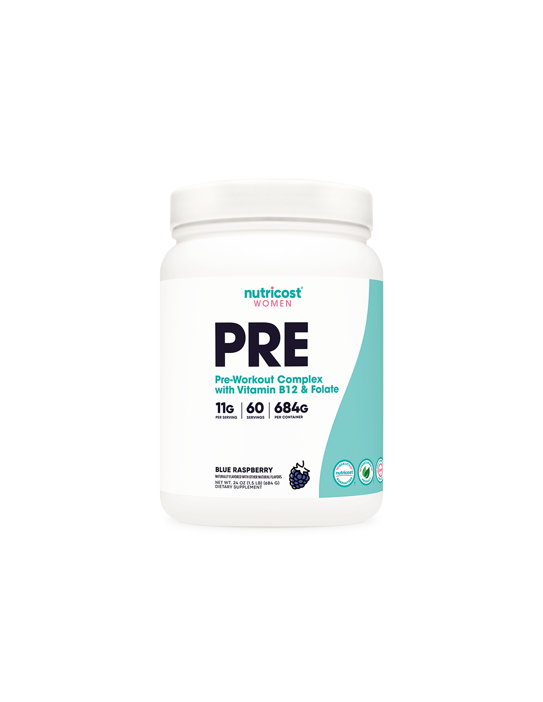 Formula complessa per il fitness pre-allenamento femminile, 684 g di polvere <tc>Nutricost</tc>