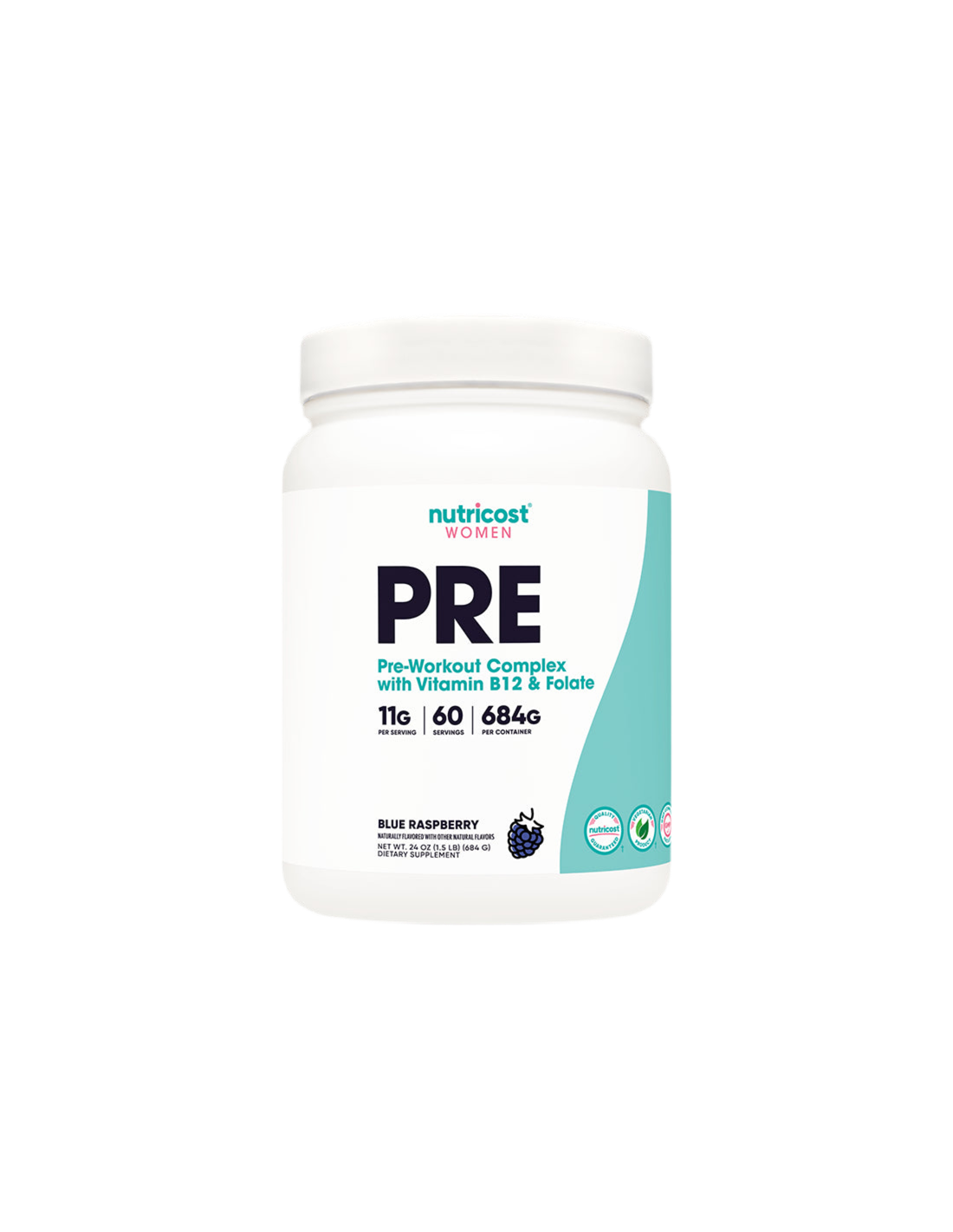 Formula complessa per il fitness pre-allenamento femminile, 684 g di polvere <tc>Nutricost</tc>