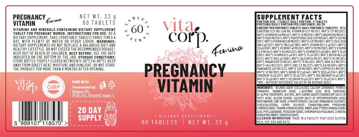 Vitamina per la gravidanza Femina - 60 compresse
