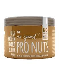 Pro Nuts/Burro di arachidi + Proteine ​​del siero di latte isolate 450 grammi