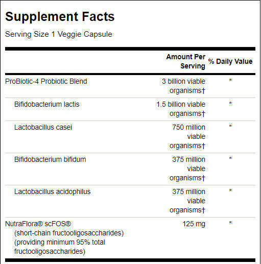ProBiotic 4 | 3 Miliardi di CFU - 60 capsule