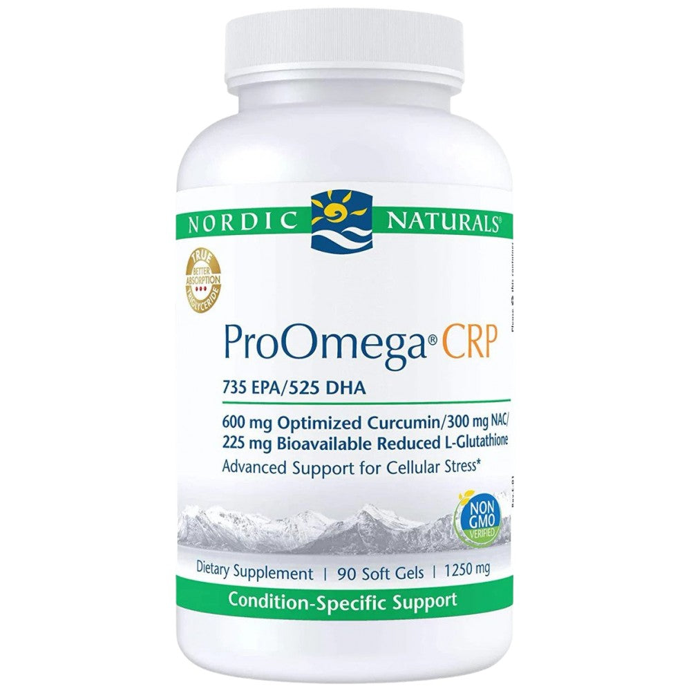 ProOmega CRP | Con Curcmina e Glutatione - 90 Capsule gel