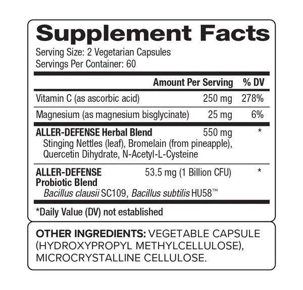 <tc>Probiogen</tc> Aller Defense Probiotic - Probiotico - 120 capsule