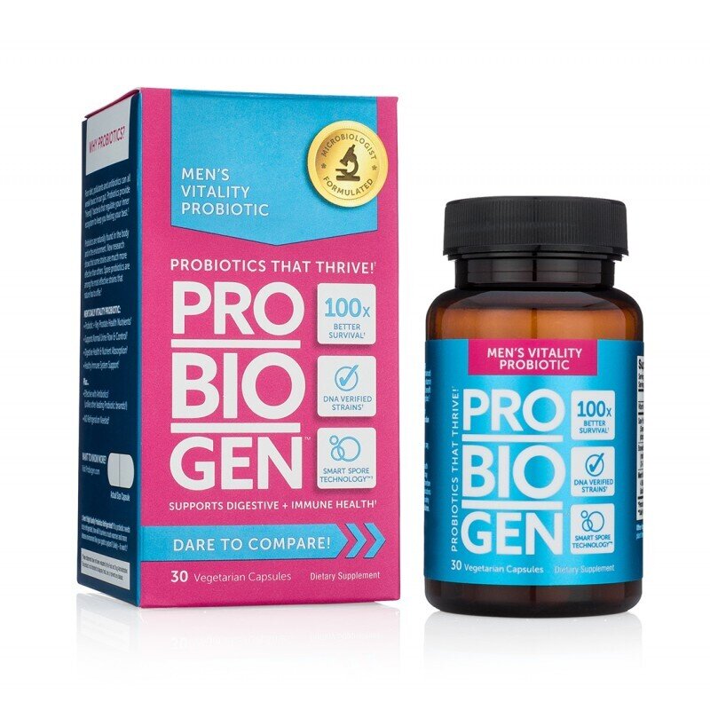 <tc>Probiogen</tc> Men`s Vitality Probiotic - Probiotico per uomini - 30 capsule