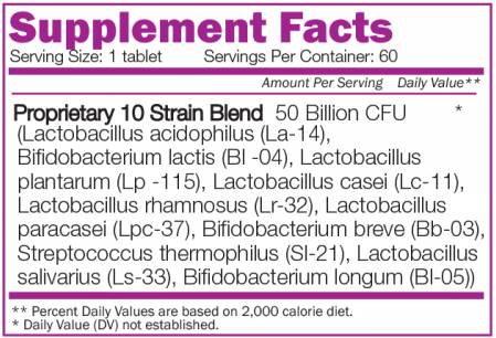 Probiotici 50 miliardi - 60 Compresse