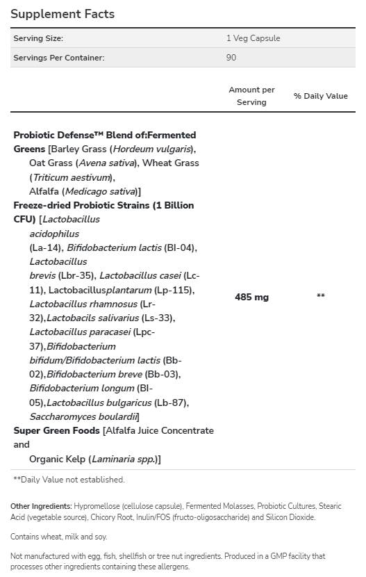 Probiotic Defense™ - 90 capsule