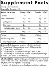Caramelle gommose probiotiche per bambini | 1,5 miliardi di cellule attive - 60 caramelle gommose