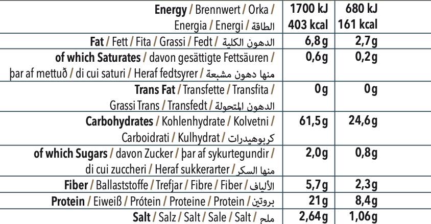 Chips proteiche | con il 21% di proteine ​​- 40 grammi