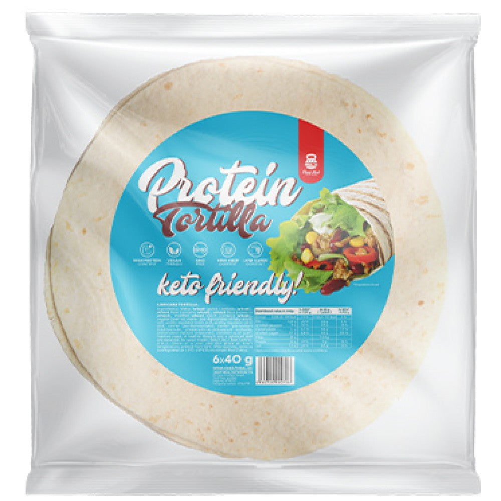 Tortilla Proteica | A basso contenuto di carboidrati e ad alto contenuto proteico ~ Wraps Keto Friendly - 6 x 40 (240) grammi