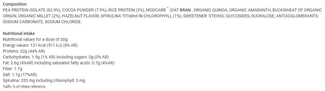 Proteine ​​Vegane | Tri fonti - 30 grammi
