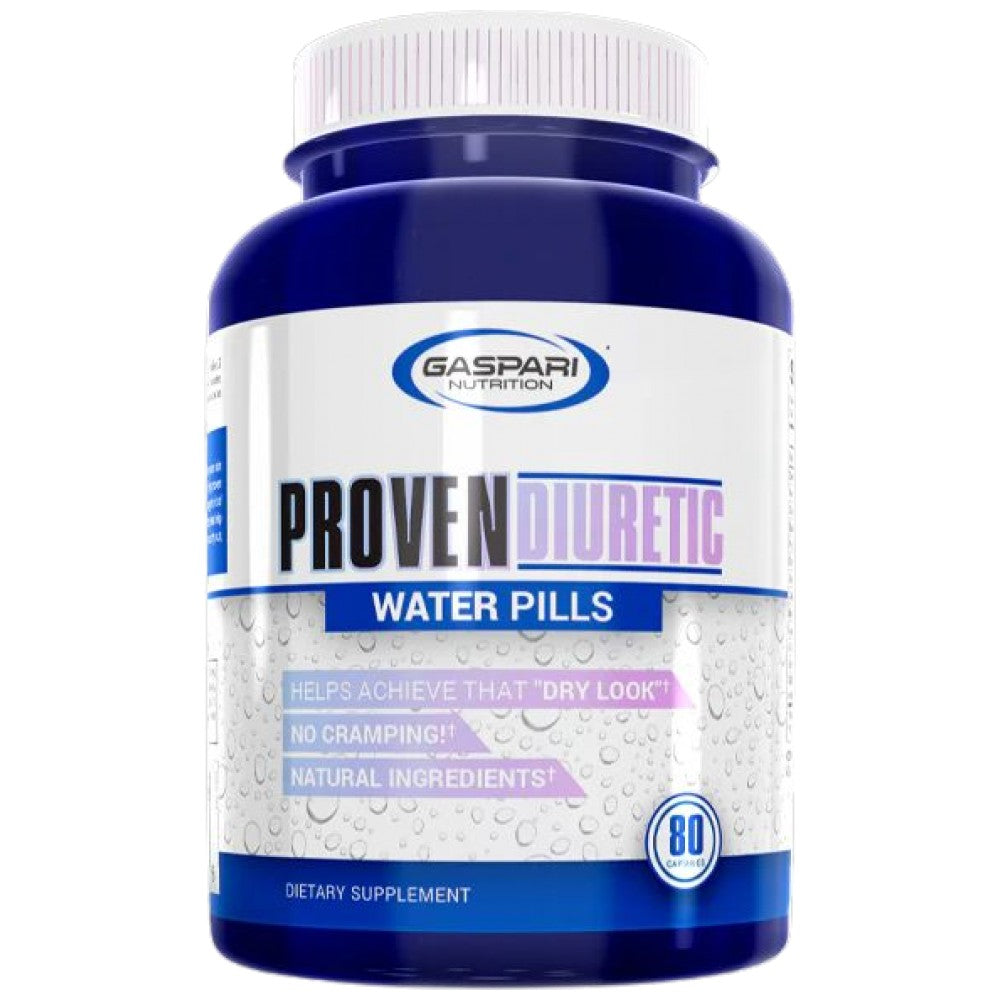 Diuretico provato | Pillole d'acqua con ingredienti naturali - 80 capsule