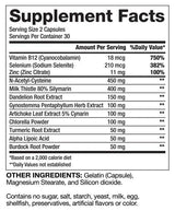 Dtox epatico comprovato/disintossicazione naturale 60 capsule