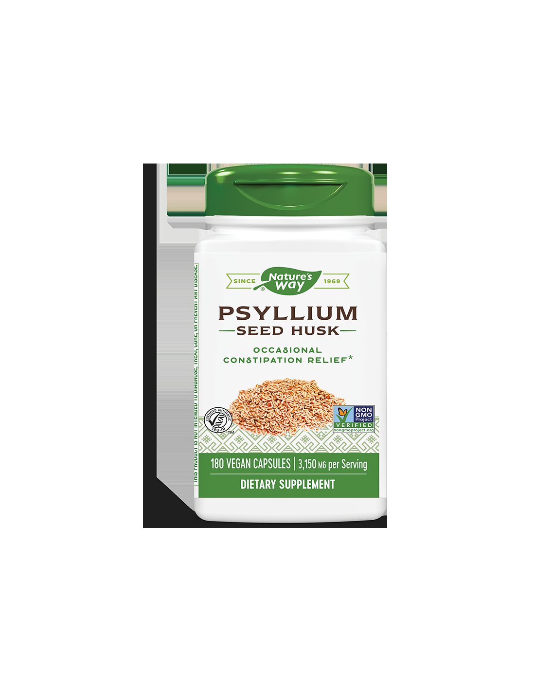 Buccia di semi di psillio 525 mg x 180 capsule Nature's Way