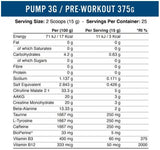 Pompa 3G | Pre-allenamento di nuova generazione - 375 grammi