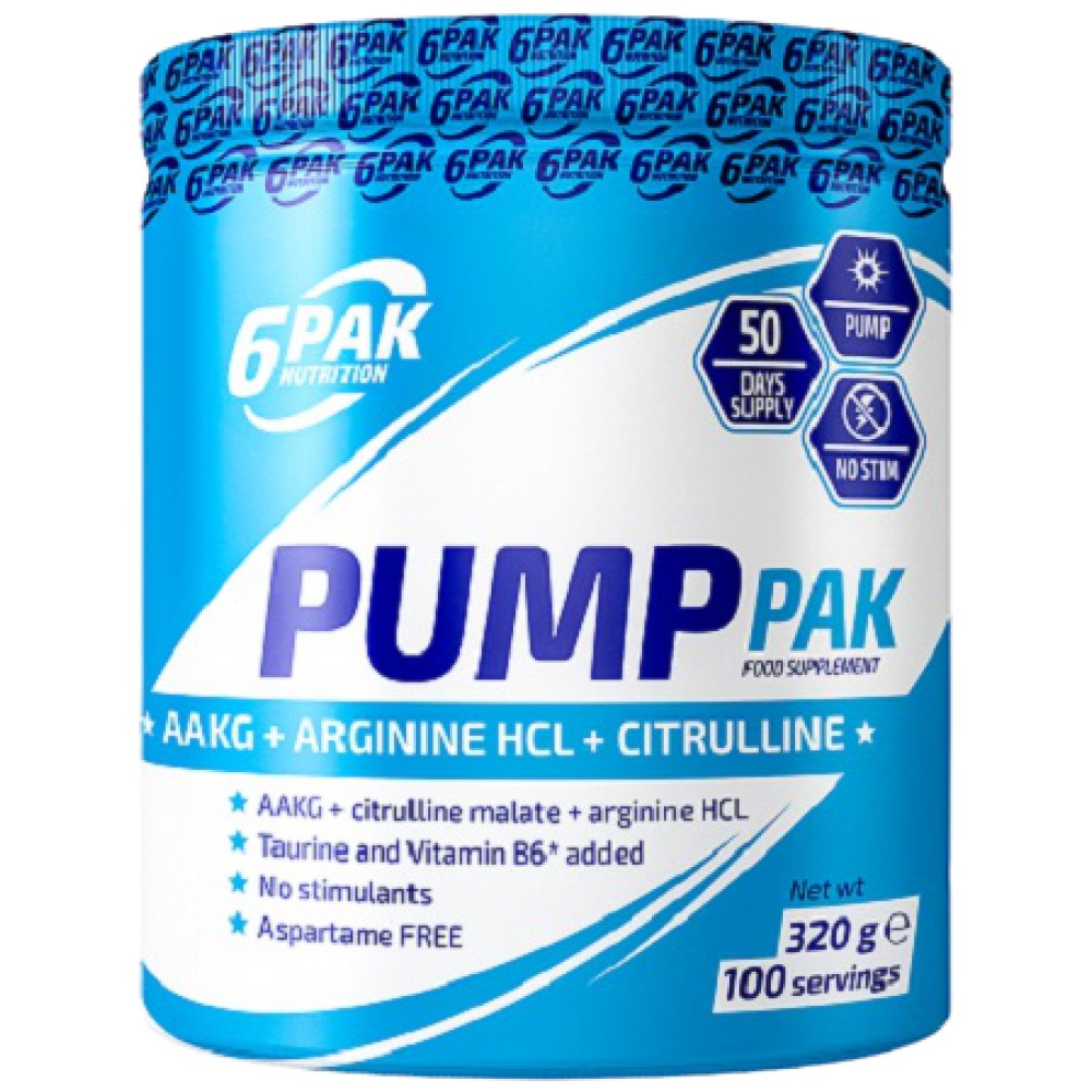 Pump PAK [320 grammi, 40 porzioni]