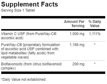 Pureway -C 1000 mg con bioflavonoidi - 90 compresse