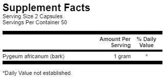 Pygeum 500 mg - 100 capsule