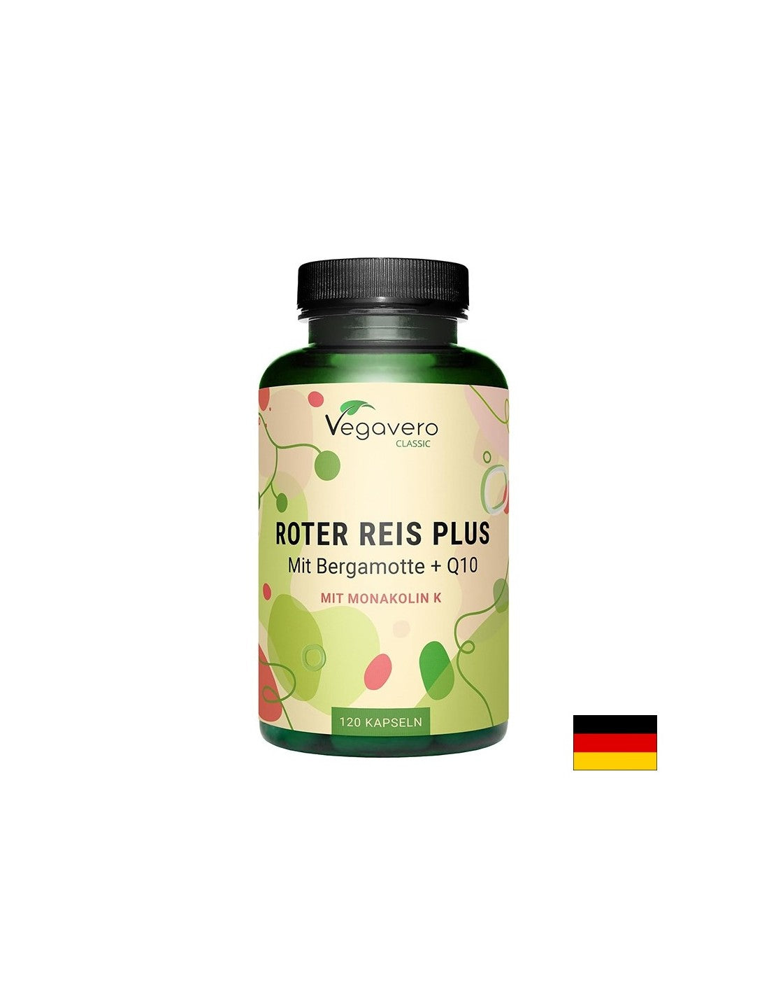 Salute del cuore - Riso rosso (lievito) + bergamotto e coenzima Q10, 120 capsule