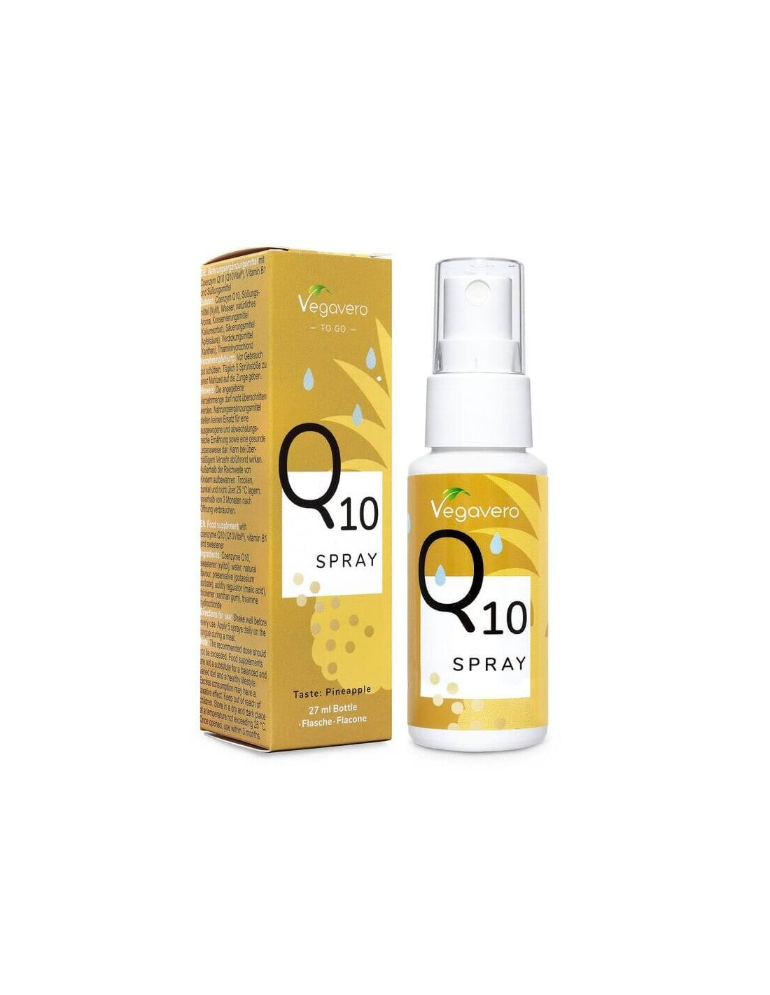 Spray Q10/ Coenzima Q10/ Spray orale, 27 ml, 100% vegano <tc>Vegavero</tc>