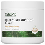 Polvere di miscela di funghi Quatro | Criniera di leone ~ Reishi ~ Cordyceps ~ Chaga 100 grammi