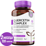 Complesso di quercetina con bromelina 120 capsule vegetali. <tc>Nutravita</tc>