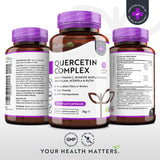 Complesso di quercetina con bromelina 120 capsule vegetali. <tc>Nutravita</tc>