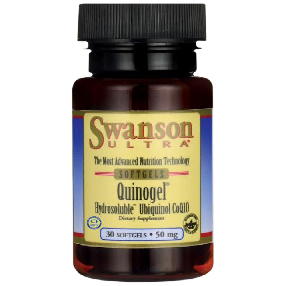 Quinogel - Ubichinolo idrosolubile CoQ10 30 capsule di gel