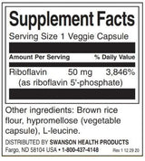 R-5-P Riboflavina-5-fosfato 50 mg - 60 capsule