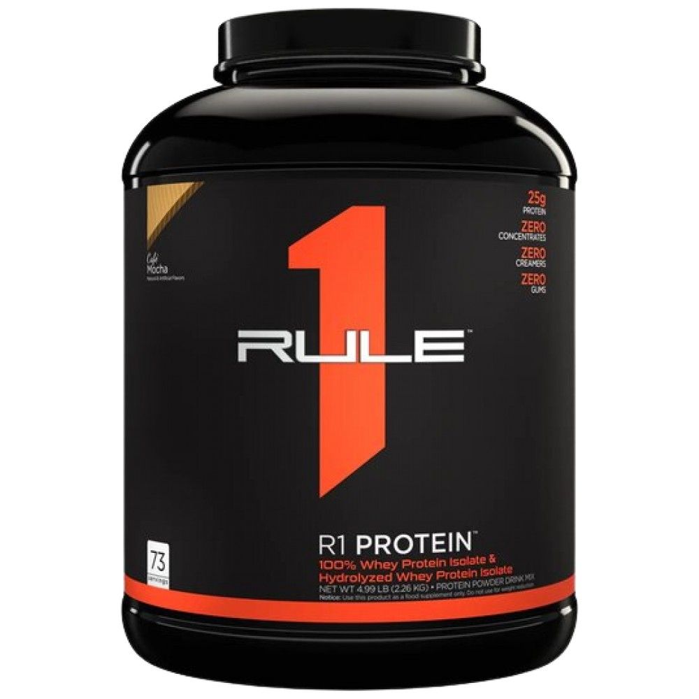 Proteine ​​R1 | 100% siero del latte isolato & Idrolizzato di siero di latte - 2196-2280 grammi