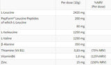 RAMTECH Hydro Formula Istantanea | con peptidi di leucina PepForm® - 250 grammi