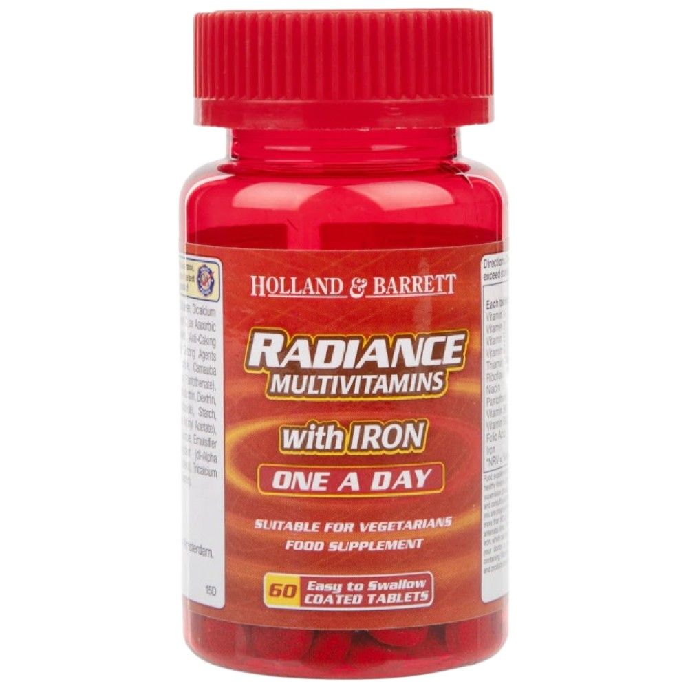 Multivitaminici Radiance & Ferro | Una al giorno - 60 compresse