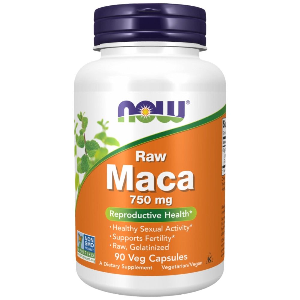 Concentrato di MACA cruda 6:1 750 mg - 90 capsule