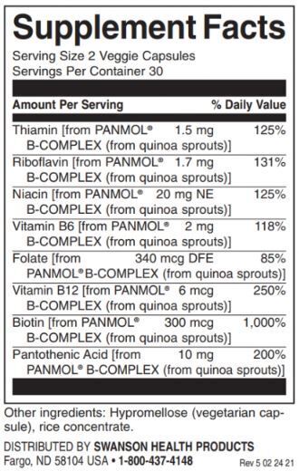 Real Food Complesso B dai germogli di quinoa/60 Vcaps - 0