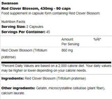 Fiore di trifoglio rosso 430 mg 90 capsule