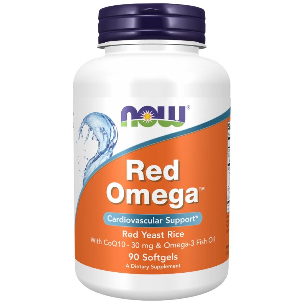 Omega™ Rosso | Riso rosso fermentato - 180 capsule molli