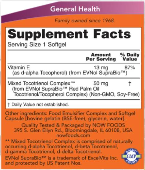Tocotrienoli della palma rossa 50 mg - 60 capsule molli