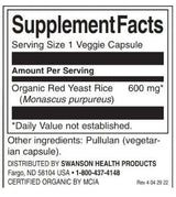 Riso Rosso Lievitato 600 mg | A base di Riso Rosso Lievitato Biologico - 60 capsule