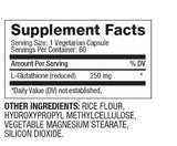 Glutatione ridotto 250 mg/60 capsule