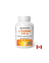 Funzione muscolare e cardiaca - RegenerLife™ L-Taurina, 1000 mg x 120 capsule