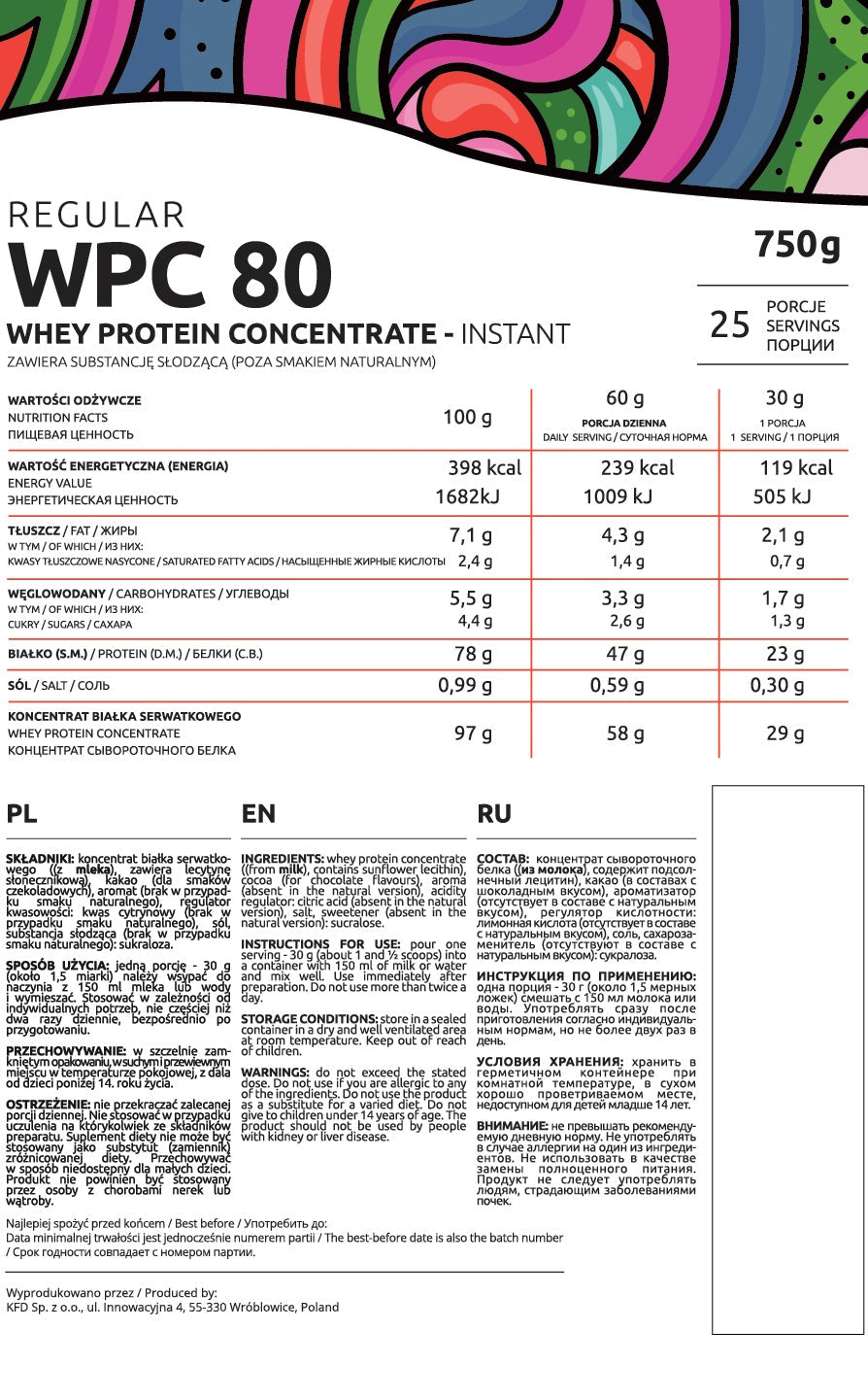 WPC normale 80 - 0,75