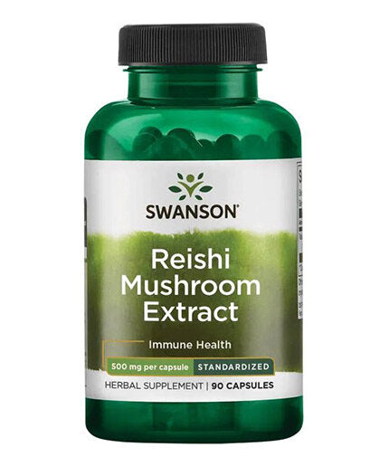 Estratto di funghi Reishi 500 mg | Standardizzato - 90 capsule