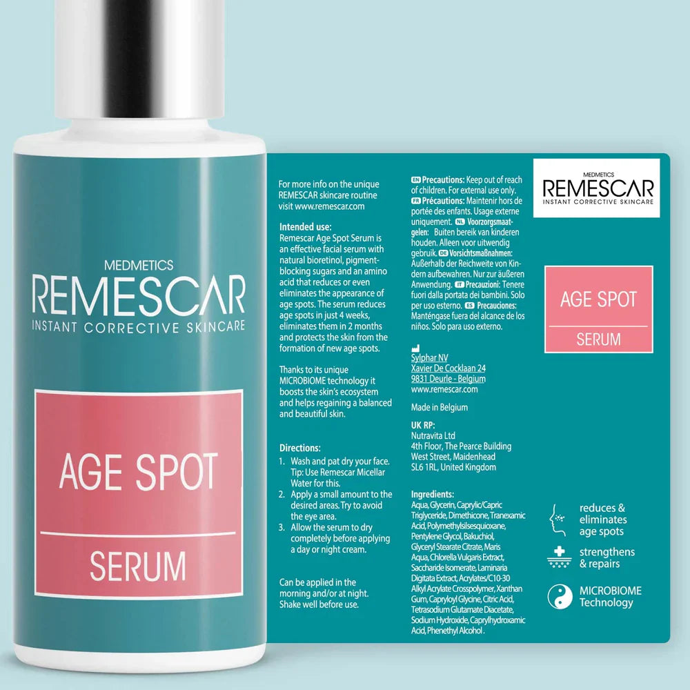 Siero di remesacar per correggere le macchie dei pigmenti e le macchie di età - 30 ml